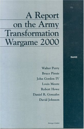 Book cover for Report on the Army Transformation Wargame