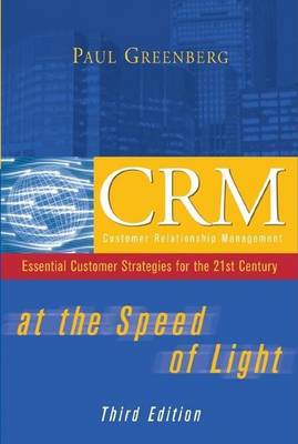 Book cover for Crm at the Speed of Light: Essential Customer Strategies for the 21st Century