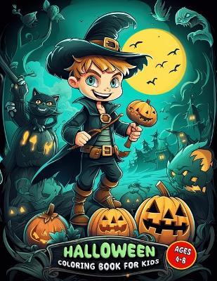 Book cover for Halloween Coloring Book for Kids