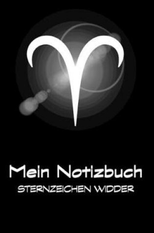 Cover of Mein Notizbuch - Sternzeichen Widder