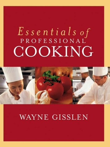 Cover of Essentials of Professional Cooking