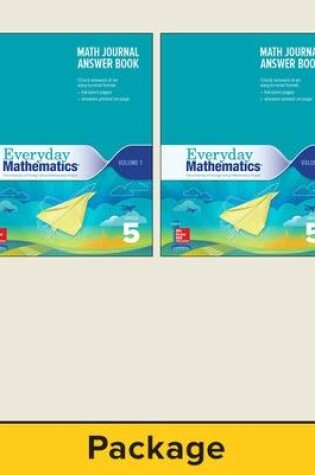 Cover of Everyday Mathematics 4, Grade 5, Journal Answer Books (Vol 1 & 2)