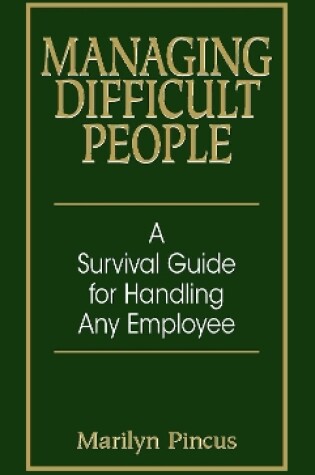 Cover of Managing Difficult People