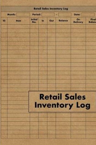 Cover of Retail Sales Inventory Log