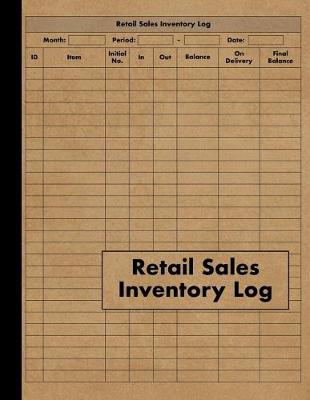 Book cover for Retail Sales Inventory Log