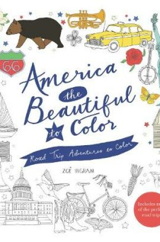 Cover of America the Beautiful to Color