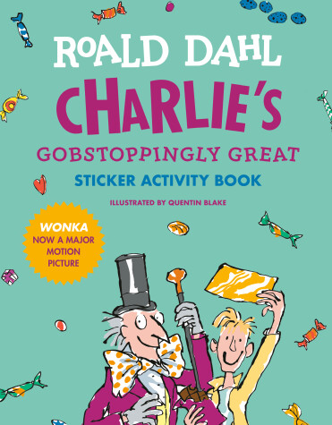 Book cover for Charlie's Gobstoppingly Great Sticker Activity Book