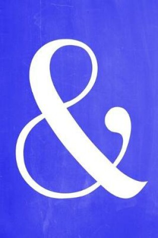 Cover of Pastel Chalkboard Journal - Ampersand (Blue)