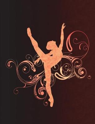 Book cover for Arabesque Ballet Swirls - Notebook for Dancers