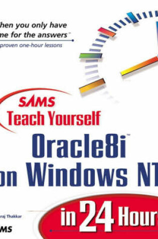 Cover of Sams Teach Yourself Oracle8i on Windows NT in 24 Hours