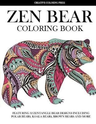 Book cover for Zen Bear Coloring Book