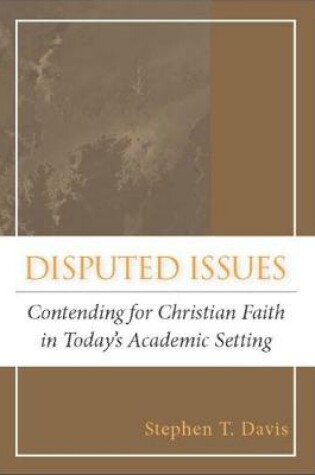 Cover of Disputed Issues