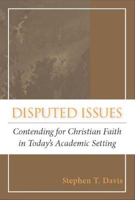 Book cover for Disputed Issues