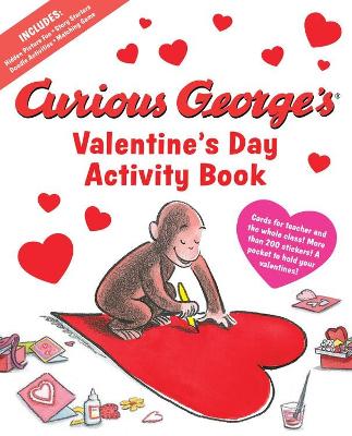 Book cover for Curious George's Valentine's Day Activity Book