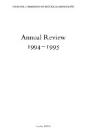 Book cover for Annual Review 1994 <196> 1995