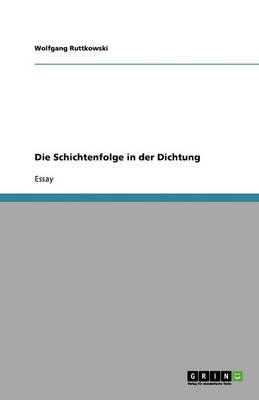 Book cover for Die Schichtenfolge in der Dichtung