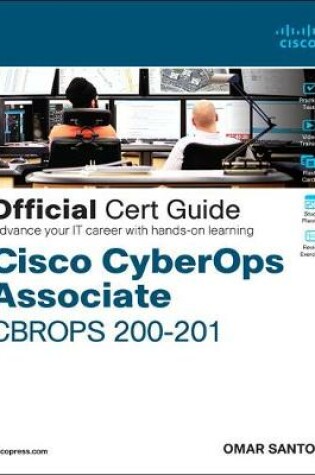 Cover of Cisco CyberOps Associate CBROPS 200-201 Official Cert Guide