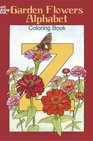 Cover of Garden Flowers Alphabet Colouring Book