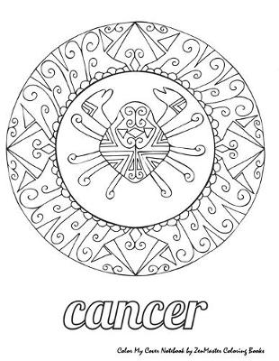 Cover of Color My Cover Notebook (Cancer)