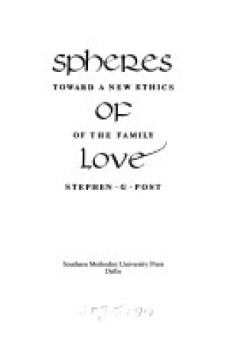 Cover of Spheres of Love