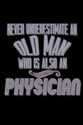 Book cover for Never underestimate an old man who is also a physician