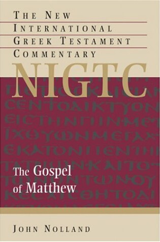 Cover of The Gospel of Matthew