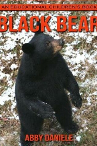 Cover of Black Bear! An Educational Children's Book about Black Bear with Fun Facts & Photos