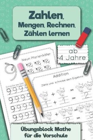 Cover of Übungsblock Mathe für die Vorschule