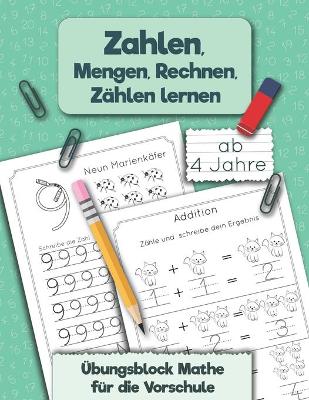 Book cover for Übungsblock Mathe für die Vorschule