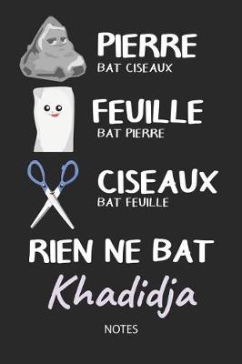 Book cover for Rien ne bat Khadidja - Notes