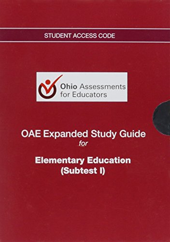 Book cover for OAE Expanded Study Guide -- Access Code Card -- for Elementary Education (Subtest I)