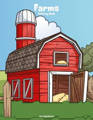 Book cover for Farms Coloring Book 1