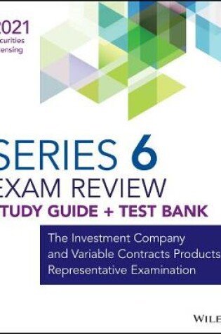 Cover of Wiley Series 6 Securities Licensing Study Guide + Test Bank