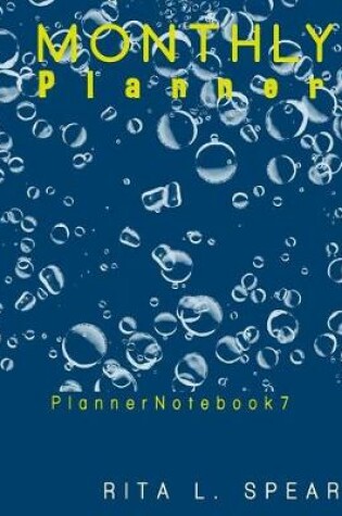 Cover of Monthly Planner Planner Notebook7