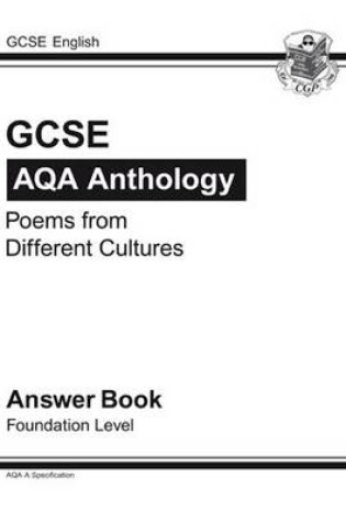 Cover of GCSE English AQA A Anthology Answers (for Workbook) - Foundation