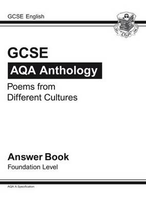 Book cover for GCSE English AQA A Anthology Answers (for Workbook) - Foundation