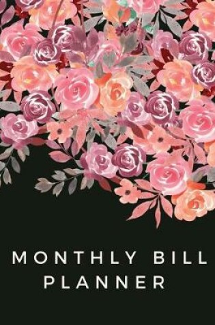 Cover of Monthly Bill Planner