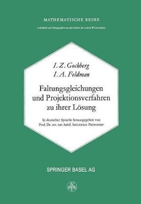 Book cover for Faltungsgleichungen und Projektionsverfahren zu ihrer Lösung