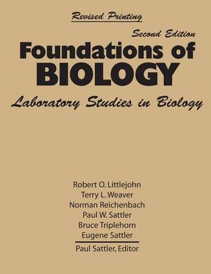 Book cover for FOUNDATIONS OF BIOLOGY: LABORATORY STUDIES IN BIOLOGY