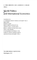 Book cover for World Politics and International Economics