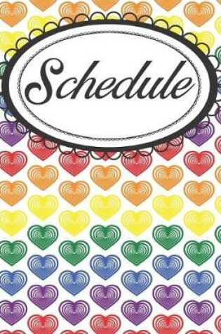 Cover of Rainbow Hearts Pride Daily Journal and Planner