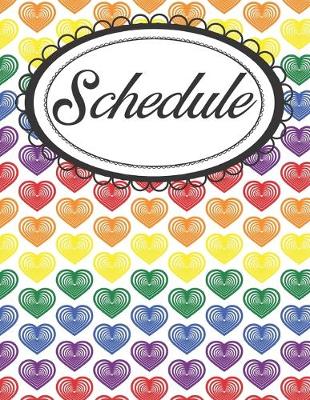 Book cover for Rainbow Hearts Pride Daily Journal and Planner