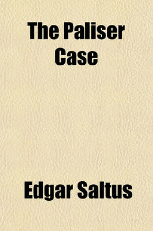 Cover of The Paliser Case