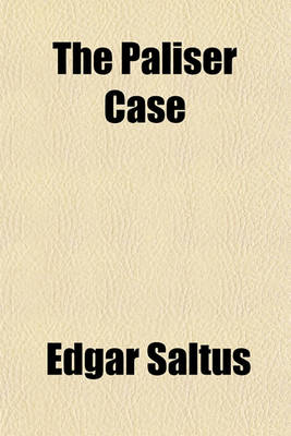 Book cover for The Paliser Case