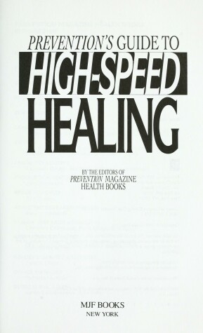 Book cover for Prevention GT High-Speed Healing