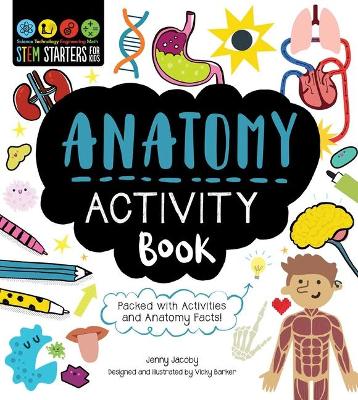 Book cover for Stem Starters for Kids Anatomy Activity Book