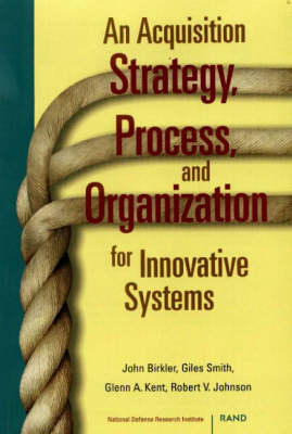 Book cover for An Acquisition Strategy, Process and Organization for Innovative Systems