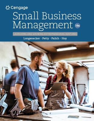 Book cover for Mindtap with Liveplan for Longenecker/Petty/Palich/Hoy's Small Business Management: Launching & Growing Entrepreneurial Ventures, 1 Term Printed Access Card