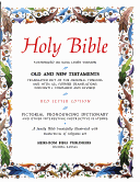 Book cover for Holy Bible Red Letter