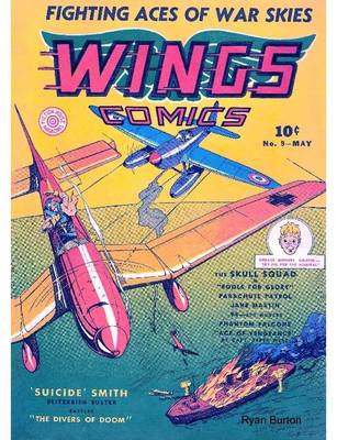 Book cover for Wings Comics 9